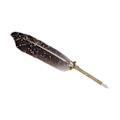 Miniatyrbillede 4 af 7: Fjerpennesæt med 5 udskiftelige spidser Brev åbner Penholder Blæk Tom flaske Quill Pen Set til studerende fødselsdag Grå