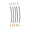 Miniatyrbilde 1 av 8: 5 stk Nylon Tailgut Tail Gut Tailcord med messing skruvkontakt for 3/4 4/4 fiolin