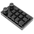 Miniatyrbillede 3 af 8: Enhåndsmakro mekanisk tastatur 12-tasters multifunktion DIY programmerbar knappsæt til Office Gaming Lab
