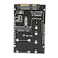 Miniatyrbillede 2 af 8: M.2 til SATA-konverteringsadapter Hurtig overførselshastighed Praktisk PCB MSATA harddiskadapterkort til computer