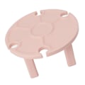 Miniatyrbillede 8 af 8: Bærbar Picnicbord Vinglas Holder Udendørs Foldbart Bord Praktisk Plastik Foldbart Bord til Udendørs Fest Rosa