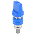 Miniatyrbillede 3 af 8: Bindestang Wire Terminal Connector M10 Gevind 100A Høj strøm til 4 mm Banan PlugBlå