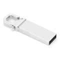 Miniatyrbillede 1 af 8: U Disk Memory Stick USB 2.0 Metal Mini Bærbar med Spændeform Computer Tilbehør Grå128G