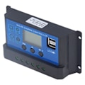 Miniatyrbild 5 av 8: Solar Charge Controller LCD automatisk identifiering med 5V Smart 2 USB-port 20A 12V 24V