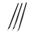 Miniatyrbilde 3 av 8: 3 stk Eye Define Bent Eyeliner Brush Profesjonell Makeup Ultra Fin Vinklet Gel Eyeliner Børster Kosmetisk Verktøy