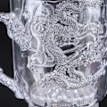 Miniatyrbilde 8 av 8: Automatisk fargeskiftende LED-blinkende kopp Mugg Vannføler Bar Festgave