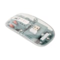 Miniatyrbillede 2 af 8: Trådløs Bluetooth-mus Transparent Clear Cool Shell Mute Click Farverige Åndende Lys Bærbar Computer Mus Grøn