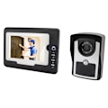 Miniatyrbild 3 av 8: Smart HD Video Intercom dörrklocka Hem Elektronisk intercom dörrklocka med 12 klockor TFT LCD-skärm 100V‑240V US-kontakt