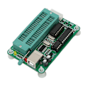 Miniatyrbilde 6 av 8: PIC K150 Mikrokontroller USB-programmer med 40-pins DIP-programmeringskontakt, programmerer direkte 8-pins til 40-pins DIP-brikker