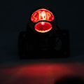 Miniatyrbild 7 av 7: Ljus "Stop" Sidomonterad Baklykta + Registreringsskyltshållare För Chopper Bobber