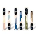 Miniatyrbilde 5 av 8: Fargerik rem kompatibel med Xiaomi Mi-band 3/4/5/6 Myk TPU-erstatningsarmbånd for håndled