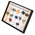 Miniatyrbild 4 av 8: 15 sorters kristall ädelstenar prydnad Färgglad Feng Shui Meditationsdekoration för samlare