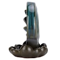 Miniatyrbillede 8 af 8: Tilbagefald Røgelsebrænder Vandfald Lotus Base Keramisk Holder Aromaterapi Ornament Hjem Deco
