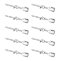 Pikkukuva 8 / 8: 10 kpl Ristilanka-kiinnikkeitä 316 ruostumaton teräs korroosionkestäviä ristiköysikiinnikkeitä ruuvivarrella köydelle alle 3/4 mm 3 mm / 0,12 tuumaa