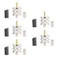 Miniatyrbillede 1 af 8: 5 stk UHF PL259 Han-stik Crimp Koaksial Connector Adapter RF Connector