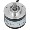 Miniatyrbillede 7 af 8: 2-faset inkrementel roterende encoder 50 mm ydre diameter IP50 PNP roterende encoder DC5‑24V 500P/R