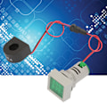 Miniatyrbilde 4 av 6: 2 i 1 LED-indikatorlampe Mini Digital Display Amperemeter/Voltmeter firkantet signallys (grønn)