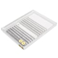 Miniatyrbild 2 av 8: 240 st Faux Lash Extensions Set 12 rader Varierade längder Platta rötter Avsmalnande ändar Blandade individuella lösögonfransar