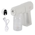 Miniatyrbillede 1 af 8: Håndholdt Nanometer Rengøringssprøjte USB Opladbar Trådløs Multifunktionel Fin Mist Sprayer 380ml Hvid