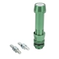 Miniatyrbillede 2 af 8: Bowfishing Hjulmontering Aluminium Legering Flugfiskeri Hjulholder til Compound Recurve Bue Sortgrøn