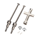 Miniatyrbillede 2 af 8: Metal Front Drive Shaft CVD til SCY 16101 16102 16103 16201 1/16 RC Bil Opgraderingsdele