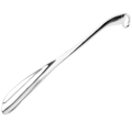 Pikkukuva 8 / 8: Kenkälusikka Alumiiniseos Pitkä Kestävä Aaltomainen Kahva Kengät Mukava Kantaa 52cm Hopea