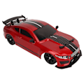 Miniatyrbillede 4 af 8: RC-bil med LED-lys 2,4 GHz stærk kraft cool udseende højhastigheds race driftbil til børn dobbelt batterier