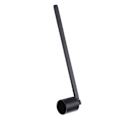 Miniatyrbillede 1 af 8: Moderne rustfrit stål lige rørformede lys Snuffer Wick Trimmer Cover Håndværktøj