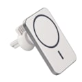 Miniatyrbillede 2 af 8: Trådløs Billader 15W Hurtigopladning Magnetisk 360 Graders Rotation Stabil Holdbar Billader Mount Hvid