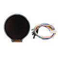 Miniatyrbilde 1 av 8: Rund LCD-modul 1,28 tommer IPS 240x240 4-tråds SPI 129600 byte GRAM 65K farger LCD-skjermmodul for RasPi