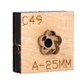 Miniatyrbild 1 av 7: Blomma läder skärverktyg DIY handgjorda återanvändbara läder skärformar med tjock träbas för smyckestillverkning