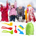 Miniatyrbilde 8 av 8: 7 stk Snøballmakerleker Snøballklemme Snøspade Snøleker for barn Vinter utendørs Snøballkrig Snøspill