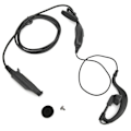 Miniatyrbillede 1 af 8: Tovejsradio vandtæt headset med mikrofon C Form Enkelt Headset til BFUV9R BFA58 BF9700 BFUV 9R Plus