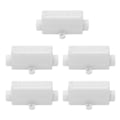 Pikkukuva 1 / 8: 5 kpl Johdinliitin Messinki Johdin Kaksoisruuvit ABS Kuori Butt Wire Terminal Block 1000V 100A