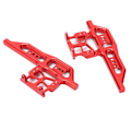 Pikkukuva 4 / 8: 2kpl RC sivupolkimet alumiiniseosta Korvaa osat Axial SCX24 90081 C10 1/24 RC-autoihin Punainen