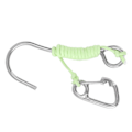 Miniatyrbilde 7 av 8: Dykke Enkeltkrok 316 Rustfritt Stål Anti-Tapt Revkrok med Lanyard Gløder i Mørket for Undervanns Dykking Grønn