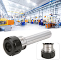 Pikkukuva 5 / 7: 40CR 100L Jännityshylsä Chuck Jatkopalkki Tarkka suora varsi CNC Jännityshylsä Chuck Pidike C20-ER25UM-100L