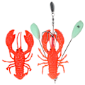 Miniatyrbilde 3 av 8: Kunstig Simulering Stor Hummer Languster Lokke Agn Dypvannstrolling Fiskeutstyr