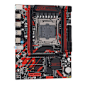 Miniatyrbild 1 av 8: X99 LGA 2011 V3-moderkort med RTL8111G Gigabit LAN-kort 4-kanals DDR4 Dubbla M.2-kortplatser Micro ATX-moderkort