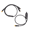 Miniatyrbilde 8 av 8: 1T2 Elcykkelbrems delt kabel Gir Sensor Forlengelsesledning for BAFANG Mid Motor
