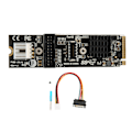 Pikkukuva 1 / 8: 19-nastainen laajennuskortti M.2 MKEY PCIe etuosaan USB 3.1 5Gb VL805 ohjaukselle TYPE C 19PIN sovitin tietokoneelle