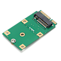 Miniatyrbild 3 av 8: Adapterkort M.2 NGFF SSD till MSATA SSD Hard Disk Converter Reader Card för 2230/2242 SSD
