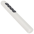 Miniatyrbillede 8 af 8: Præsentation Clicker Integreret Magnetisk Design Ergonomisk Stabil Fjernbetjening Side Vridning Pen til Møde Undervisning Hvid