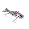 Pikkukuva 4 / 8: Lure Multi Jointed Swimbait - Moniosa, useita osia, kova uistin 2 koukulla ahvenelle, taimenelle, makealle ja suolavedelle 1#