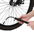 Miniatyrbillede 8 af 8: Mountainbike Mini Luftpumpe Bærbar Cykeldækpumpe til Presta Schrader Ventiler Sort