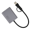 Miniatyrbillede 8 af 8: Type C til Dual HD Adapter 1080P Understøttet Plug and Play Aluminium Legering USB til HD Adapter til Bærbar Computer Desktop PC