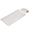Miniatyrbild 4 av 8: Tangentbord Mus Combo Trådlös 2.4G USB Ultraslim Bärbar Ergonomisk, slitstark tangentbord och mus för Notebook ComputerGold