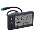 Miniatyrbillede 3 af 8: Elcykel S866 LCD Display Måler 24V 36V 48V Kontrolpanel med vandtæt kontakt