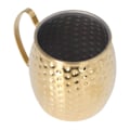 Miniatyrbilde 4 av 8: Moscow Mule Mugg Utsøkt 304 Rustfritt Stål 500ml Cocktailmugg med Stor Kapasitet for Barer Hoteller Restauranter Gull