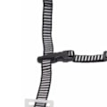 Miniatyrbilde 8 av 8: Hard Hat Hakkestropp Y-form 28 cm utvidbar svart hvit fargeblokkering Universal med 4 faste punkter for sikkerhetshjelm